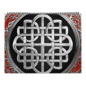 [100] Sacred Celtic Silver Knot Cross Kalender (Hoes)