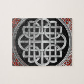 [100] Sacred Celtic Silver Knot Cross Legpuzzel (Horizontaal)
