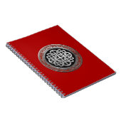 [100] Sacred Celtic Silver Knot Cross Notitieboek (Rechterzijde)