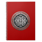 [100] Sacred Celtic Silver Knot Cross Notitieboek (Voorkant)