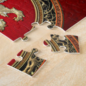 [100] Sacred Gold Griffin Legpuzzel (Zijkant)