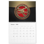 [100] Sacred Gold Octopus in Defensief Posture Kalender (Feb 2026)