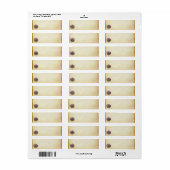 [100] Sacred Silver Egyptian Winged Scarab & Ankh Etiket (Full Sheet)