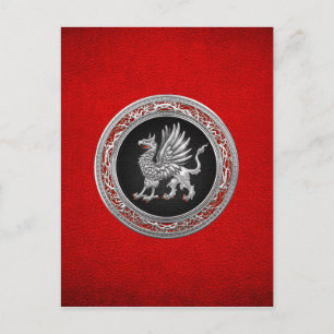 [100] Sacred Silver Griffin Briefkaart