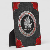 [100] Sacred Silver Griffin Fotoplaat (Zijkant)