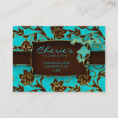 /100 Salon Gift Card Spa Gold Floral BB 232 Kortingskaartje (Achterkant)