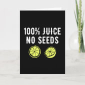 100% sap geen zaden kaart (Voorkant)