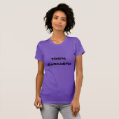 100% Sarcastisch T-shirt (Voorkant volledig)