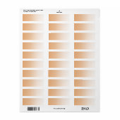 100 Schaduwen : Artistieke zachte kleurpatronen Etiket (Full Sheet)
