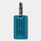 100 schijven bagagelabel (Achterkant verticaal)