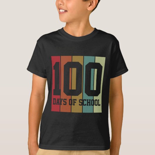 100 schooldagen, 100e schooldag, 100 dagen t-shirt (Voorkant)