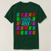 100 schooldagen 55 t-shirt (Design voorkant)