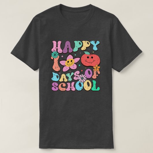 100 schooldagen 6 t-shirt (Design voorkant)