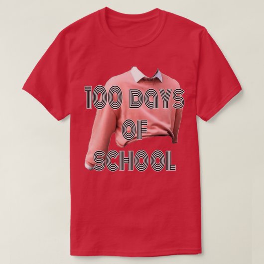 100 schooldagen 9 t-shirt (Design voorkant)
