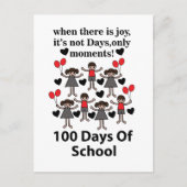 100 schooldagen briefkaart (Voorkant)