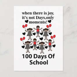 100 schooldagen briefkaart