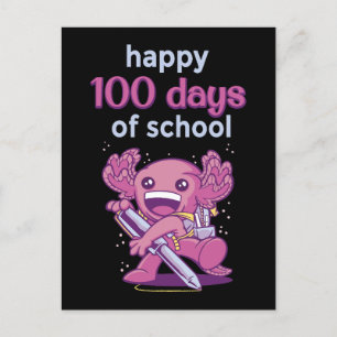 100 schooldagen briefkaart