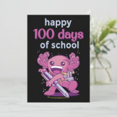 100 schooldagen kaart (Staand voorkant)