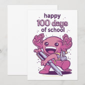 100 schooldagen kaart (Voorkant / Achterkant)