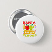 100 schooldagen ronde button 5,7 cm (Voorkant /achterkant)