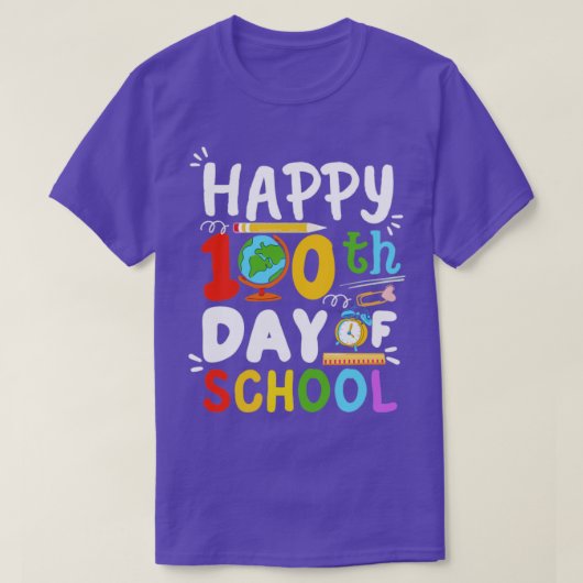 100 schooldagen t-shirt (Design voorkant)