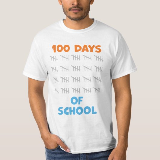 100 schooldagen t-shirt (Voorkant)