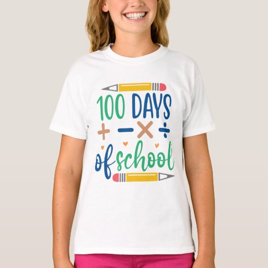 100 schooldagen t-shirt (Voorkant)