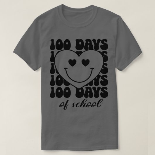 100 schooldagen t-shirt (Design voorkant)