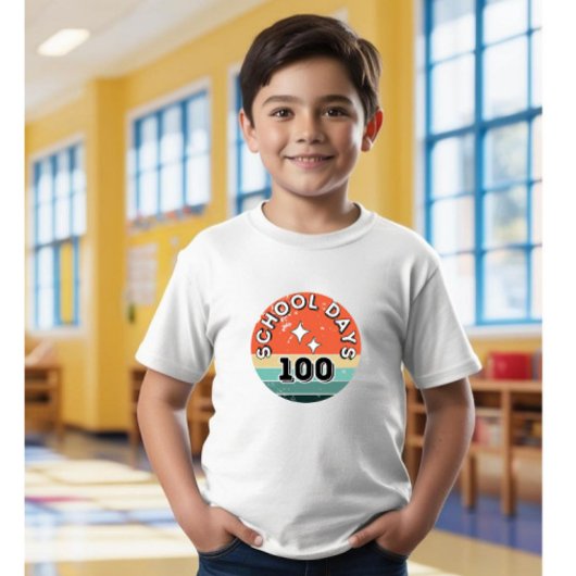 100 Schooldagen T-shirt, Kind School T-shirts