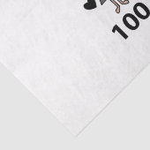 100 schooldagen tissuepapier (Detail)