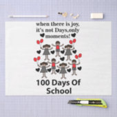 100 schooldagen tissuepapier (Craft)