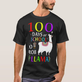 100 schooldagen zonder prob lama t-shirt