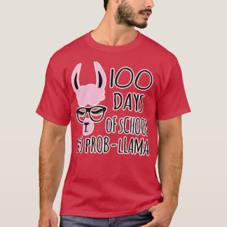 100 schooldagen zonder probLama gift T-shirt