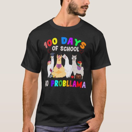 100 schooldagen zonder problemen t-shirt (Voorkant)