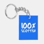 100% Schots Sleutelhanger (Voorkant Links)