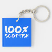 100% Schots Sleutelhanger (Achterkant)