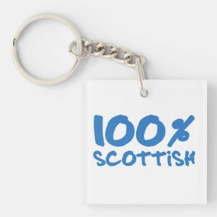 100% Schots Sleutelhanger