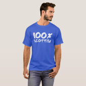 100% Schotse T-Shirt (Voorkant volledig)
