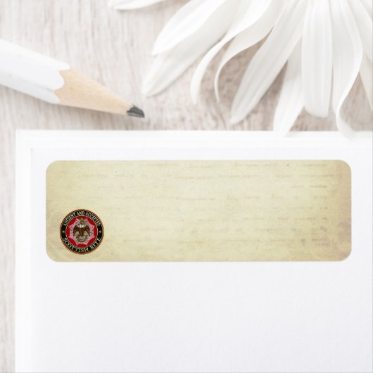 [100] Scottish Rite Double-kopeagle Etiket (Insitu)