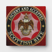 [100] Scottish Rite Double-kopeagle Fotoplaat (Voorkant)