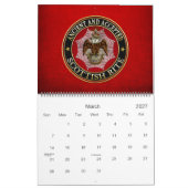 [100] Scottish Rite Double-kopeagle Kalender (Mar 2027)