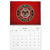 [100] Scottish Rite Double-kopeagle Kalender (Jan 2026)