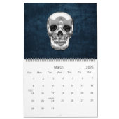 [100] Silver Human Skull. Kalender (Mar 2026)