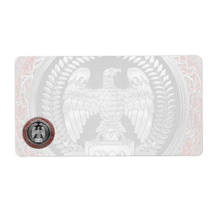 [100] Silver Roman imperial Eagle Etiket