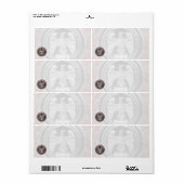 [100] Silver Roman imperial Eagle Etiket (Full Sheet)