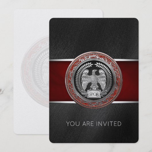 [100] Silver Roman imperial Eagle Kaart (Voorkant / Achterkant)