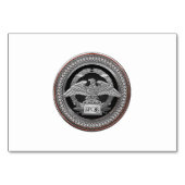 [100] Silver Roman imperial Eagle over de medaille Kaart (Achterkant)