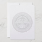 [100] Silver Roman imperial Eagle over de medaille Kaart (Achterkant)