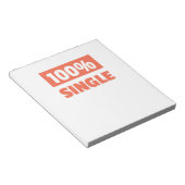 100% single notitieblok (Schuin)