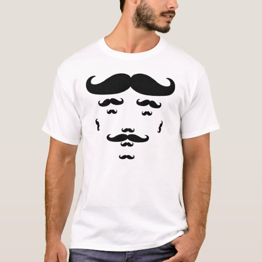 100% snor T-shirt (Voorkant)